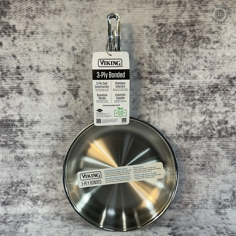 NWT Viking 3-Ply Bonded Stainless Steel Fry Pan 8